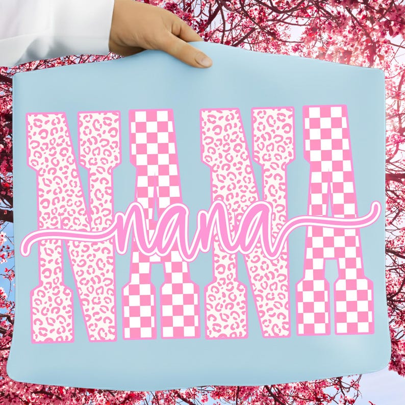 Leopard Mama Png Bundle, Checkered Mama Png Bundle, Preppy Mama Png, Retro Mama Png, Pink Mama Png, Mimi Nana Gigi Png, Mother's Day Png image 8