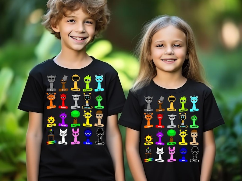All Sprunki Toys With Names PNG, Boys & Girls Sprunki Game Digital ...