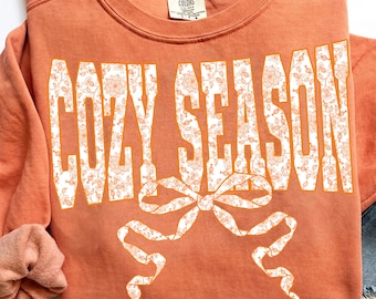 Cozy Season Png, Preppy Floral Fall png, Pumpkin Coquette Bow png, Ditsy Floral Fall png, Autumn png, Pumpkin Spice Png, Tis the Season