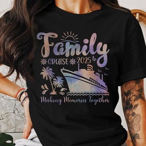 Family Cruise 2025 PNG, Family Vacation Making Memories Together PNG, Matching Cruise Shirts for Trips and Reunions, Instant Download