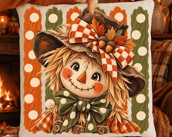 Fall Scarecrow Png, Stripes Polka Dots Png, Rustic Fall Pumpkin Patch Shirt Design, Autumn Harvest Sublimation, Fall Digital Download