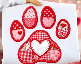 Dog Valentine Love Patchwork PNG, Trendy Valentine Dog Mama PNG, Valentine's Day, Valentine Dog Sublimation Design, Retro Valentine