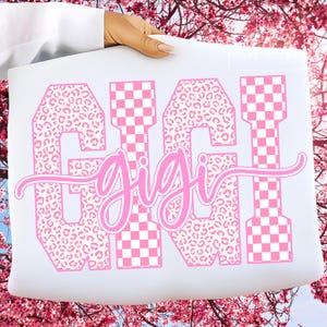 Leopard Mama Png Bundle, Checkered Mama Png Bundle, Preppy Mama Png, Retro Mama Png, Pink Mama Png, Mimi Nana Gigi Png, Mother's Day Png image 12