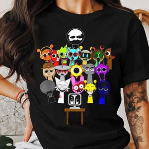 All Sprunki Phase 2 Horror Evil Scary Sprunki Boys & Girls PNG Design | Creepy Sprunki Digital Art For Kids