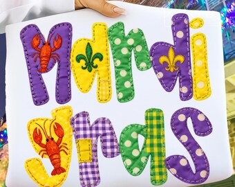 Patchwork Mardi Gras PNG, Mardi Gras PNG, Fleur De Lis PNG, Louisiana Crawfish Shirt Design, Mardi Gras Sublimation Digital Download