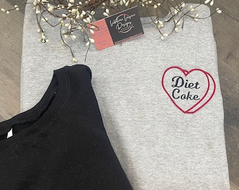 Diet Coke Lovers Embroidered Clothing