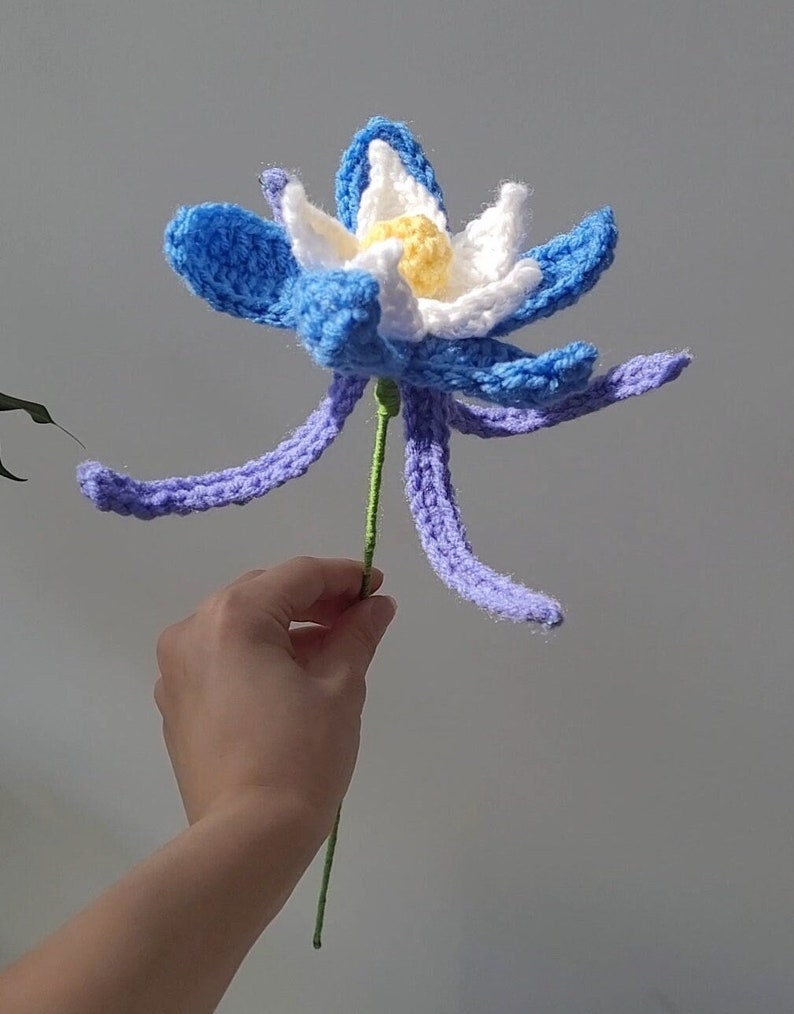 Glaze Lily Genshin Impact Flower Crochet Pattern Instructions PDF ...