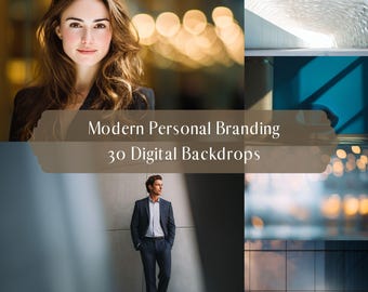Softfocus personal branding digitale achtergrondbundel, moderne portretfoto fotografieachtergrond moderne levensstijl portret fotocomposiet