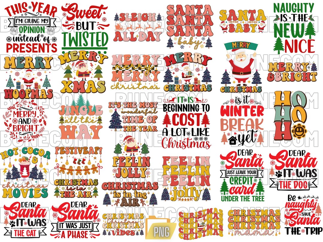 Christmas SVG Bundle / Funny Christmas SVG / Cut File / Cricut / Clip ...