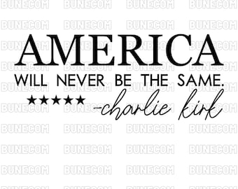 Freedom Quote PNG | Patriotic Sublimation Design |Chalie Kirk| America Pride Clipart | Independence Day Printable
