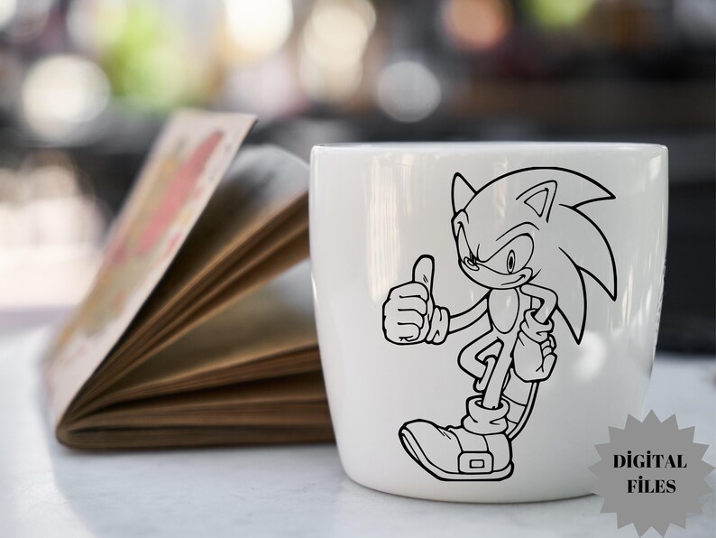 Sonic Sillhoute Black svg,Cartoon Printfile,Sonic Silhouette,Sonic Layared,Sonic Hedenog svg,Sonic Cutfile,Superhero svg,Superhero Cut image 2