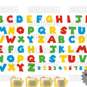 Super Font SVG, Super Font Svg Files for Cricut and Silhouette, Super Alphabet ttf,  png, eps, svg Digital Download, Layered Bundle