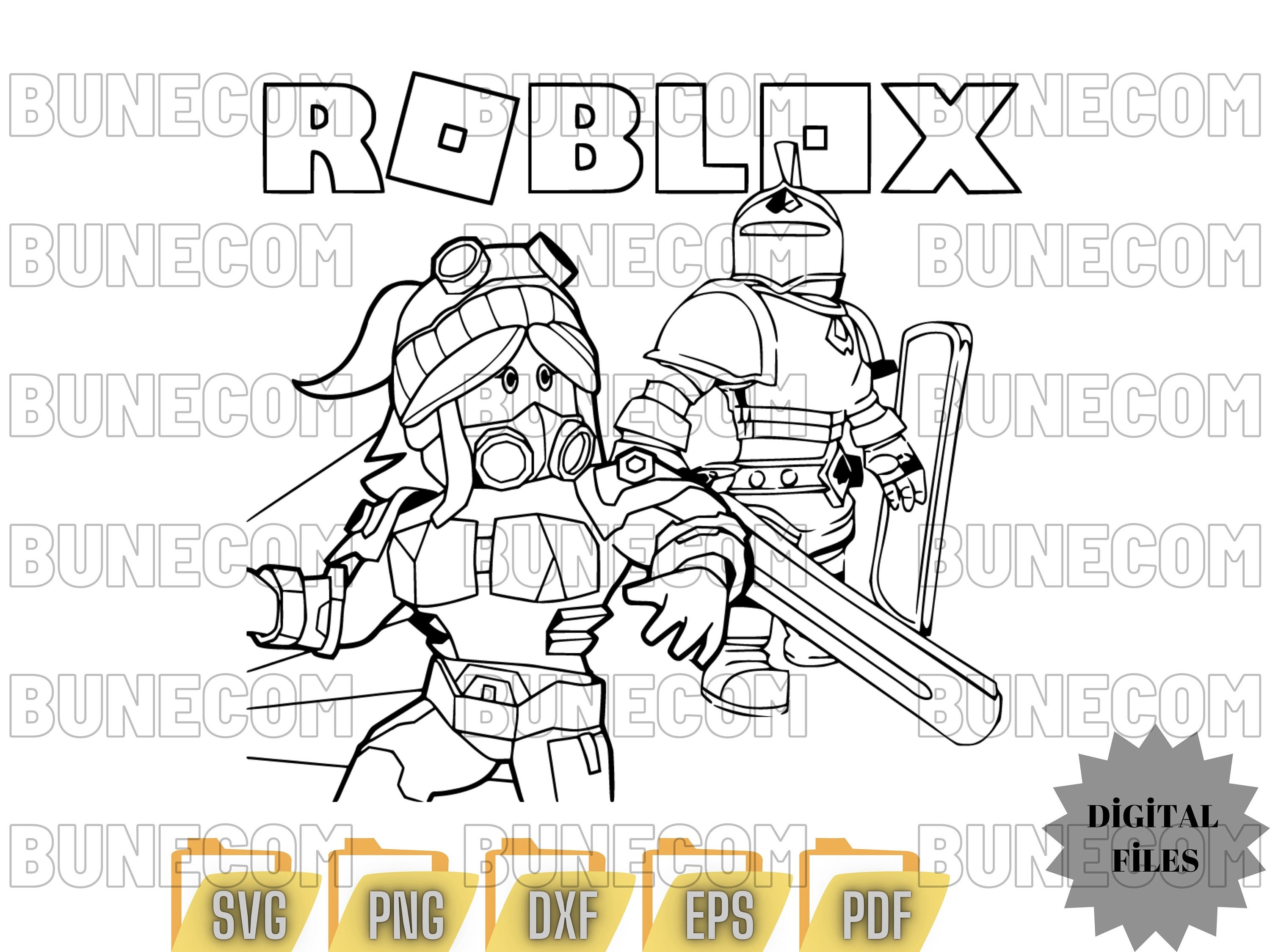 Roblox Svg Character Bundle Set Roblox Emoji Svg Roblox Cut 