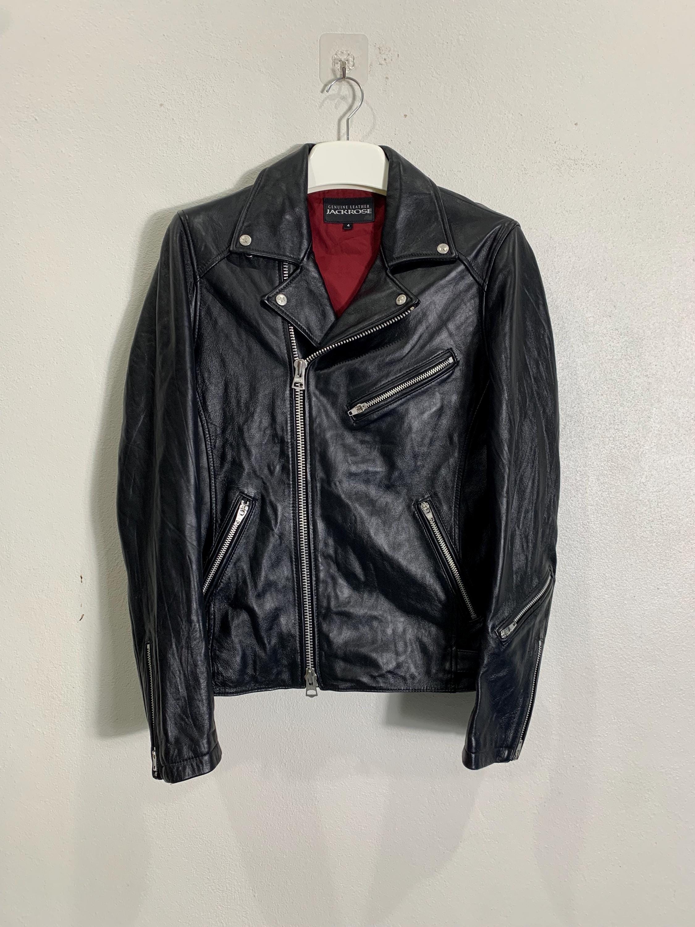 JACKROSE goat leather biker jacket