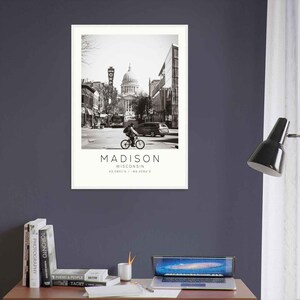 Madison Wisconsin Photo Travel Poster