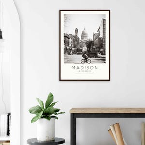 Madison Wisconsin Photo Travel Poster