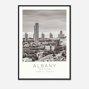 Albanien Georgia Foto Reise Poster, Albanien Reise Druck, Minimalistischer Reise Druck