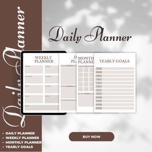 Printable Daily Planner | Day Planner Printable| Undated Daily Planner Printable| Daily Printable Inserts| Work Day Schedule| A4