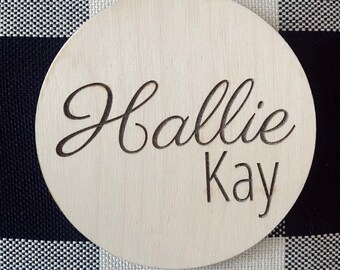 Personalisierte Baby Geburtsanzeige Schild, Personalisiertes Baby Namensschild für Krankenhaus, Neugeborenen Foto Prop, Krankenhaus Ankündigung Schild