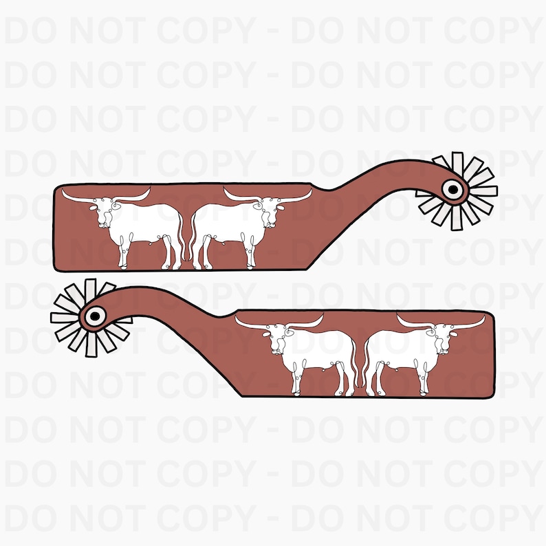 Spur Ranch Outline Boot Spurs Cattle Tag PNG Western Cowboy, Cattle Tag PNG, Transparent ...