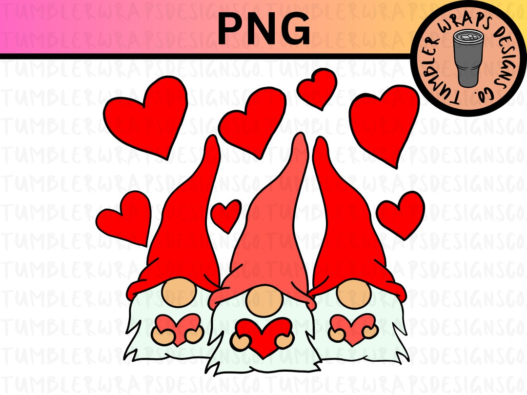 Valentine's Day Gnomes PNG, Valentines Day Png, Valentines Png ...