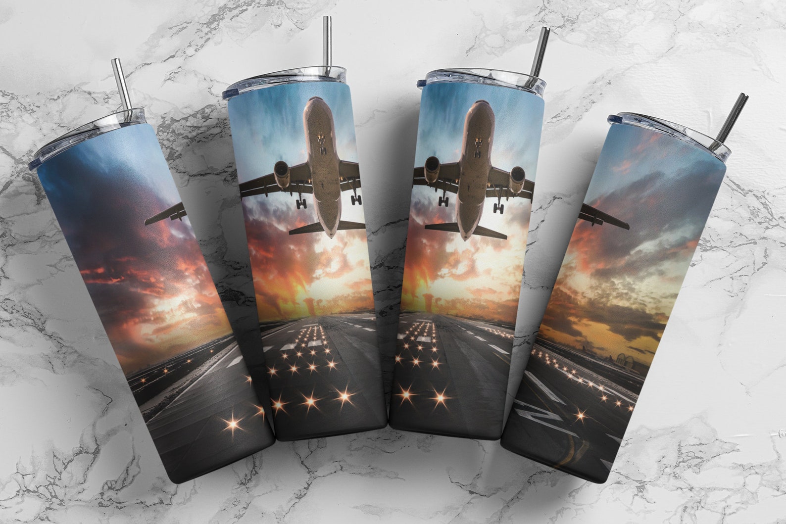 20oz. Airplane Tumbler Wrap Aviator Tumbler Wrap Airplane Etsy