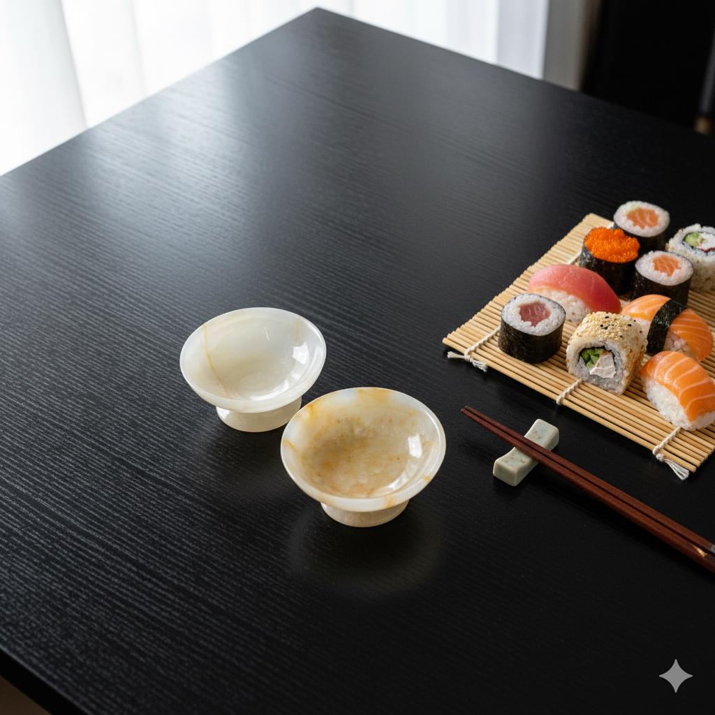 オニキス ソース皿 - 天然大理石ボウル6個セット - Etsy 日本