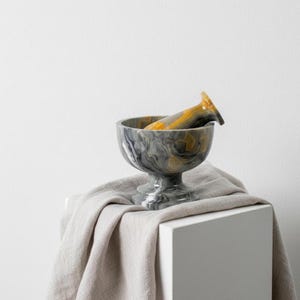 Onyx Mortar and Pestle: Handmade Marble Herb & Spice Grinder | Each Piece Varies |