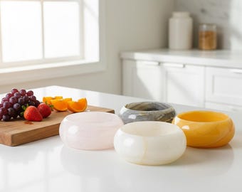 手作りの磨き上げられたオニキス大理石のボウル：高級食器 - Etsy 日本