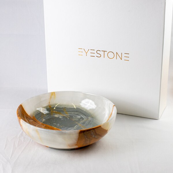 Large Onyx Stone Bowl Etsy