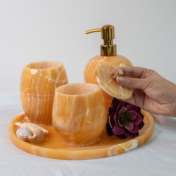 The Natural Ceramic Bath Accessories