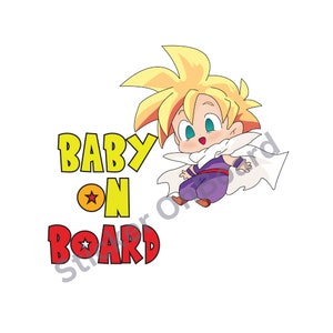 Baby Anime Wuhan - Baby on Board | Naklejka na zderzak | Wodoodporna naklejka winylowa na samochód 5”