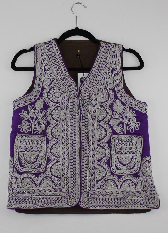 Vintage Afghan Vest - image 1