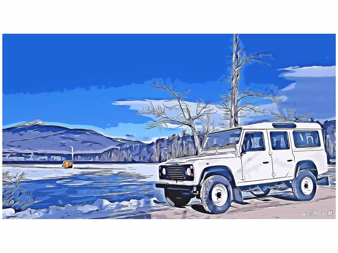 Fishing Land Rover Land Rover Defender Ice Fishing - Etsy