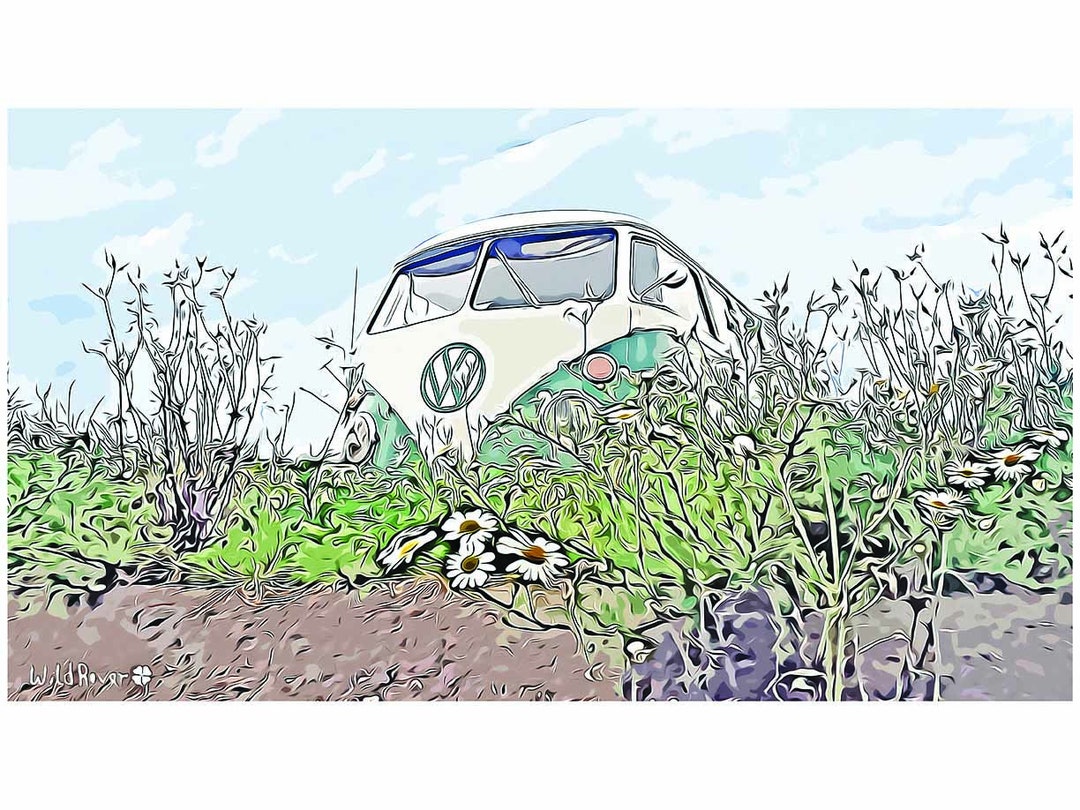 Vw Split Screen Vector Volkswagen Split Screen Camper CENTRE - Etsy