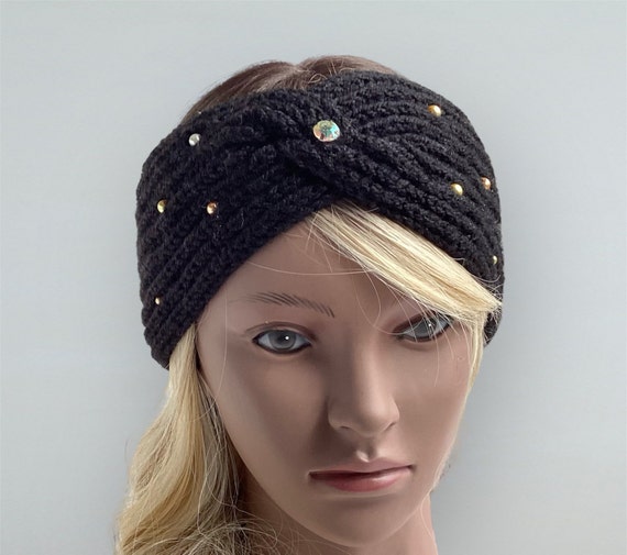 StyleBREAKER Fascia Per Capelli Da Donna In Maglia Con Perle - Foto 2