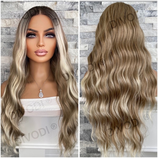 NATALIA Brown/Blonde Balayage Synthetic Wig