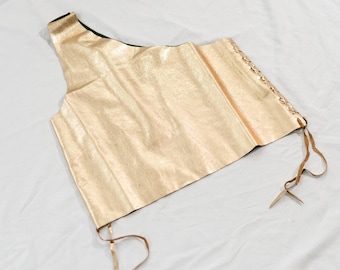 Argentine Genuine Leather POLO PRESTIGE  Top - METALLIC