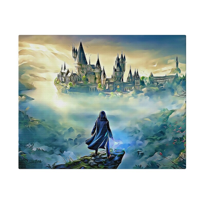 Hogwarts Legacy Canva Art Abstract Art Bedroom Wall Art - Etsy
