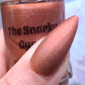 Matte Bronze Nail Polish, Matte Nail Polish, Neutral Polish, Brown Nail Polish 15 ML 21 Toxin Free Formula