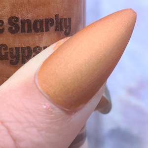 Matte Nail Polish FAWN, Matte Bronze Nail Polish, Neutral Polish, Light Brown Nail Polish, 21 Toxin Free Taupe Colored Polish