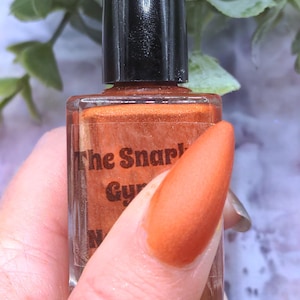 Hey Pumpkin Matte Copper Nail Polish, Matte Finish Nail Polish, Neutral Browns, Copper Polish, 21 Toxin Free Formula