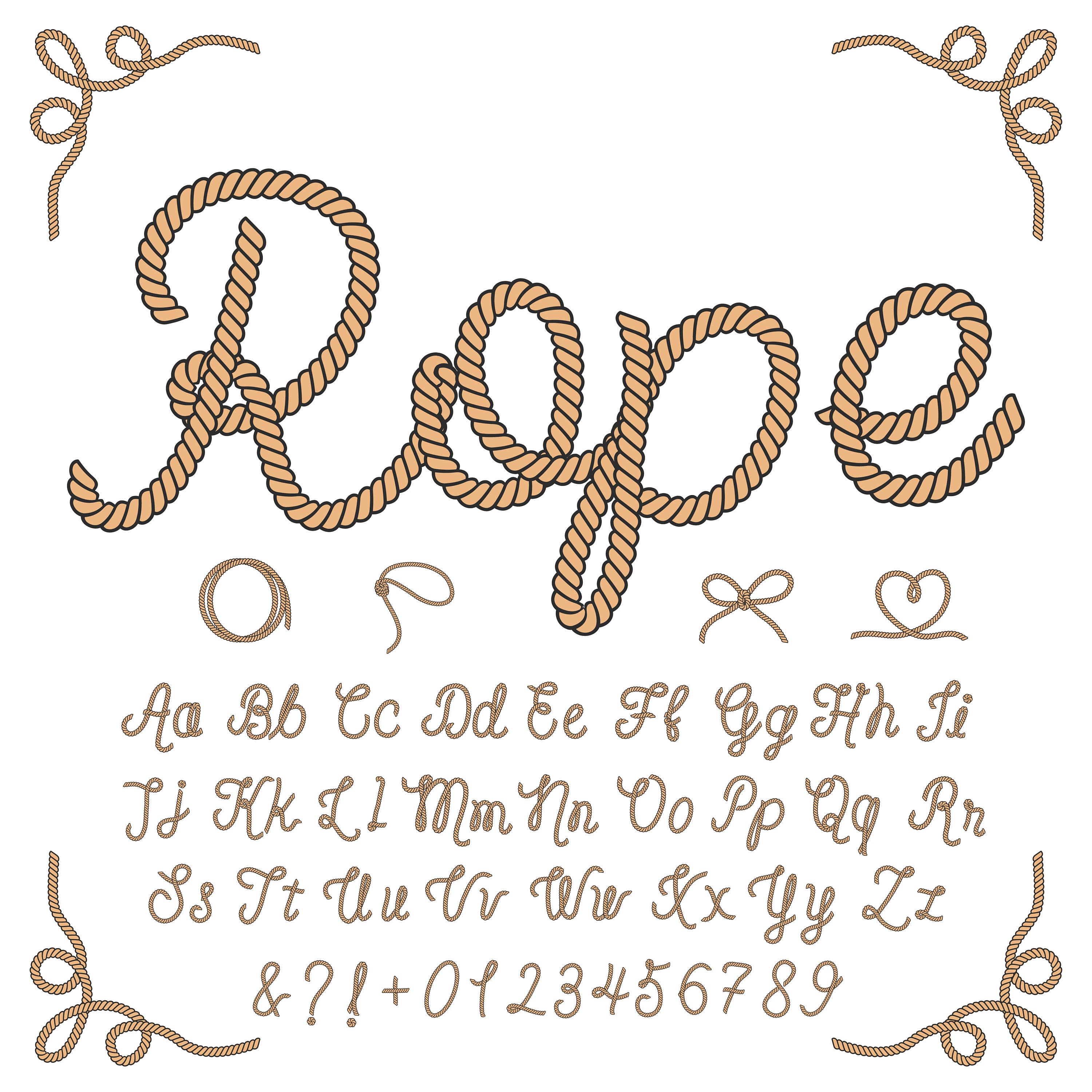 Rope Font