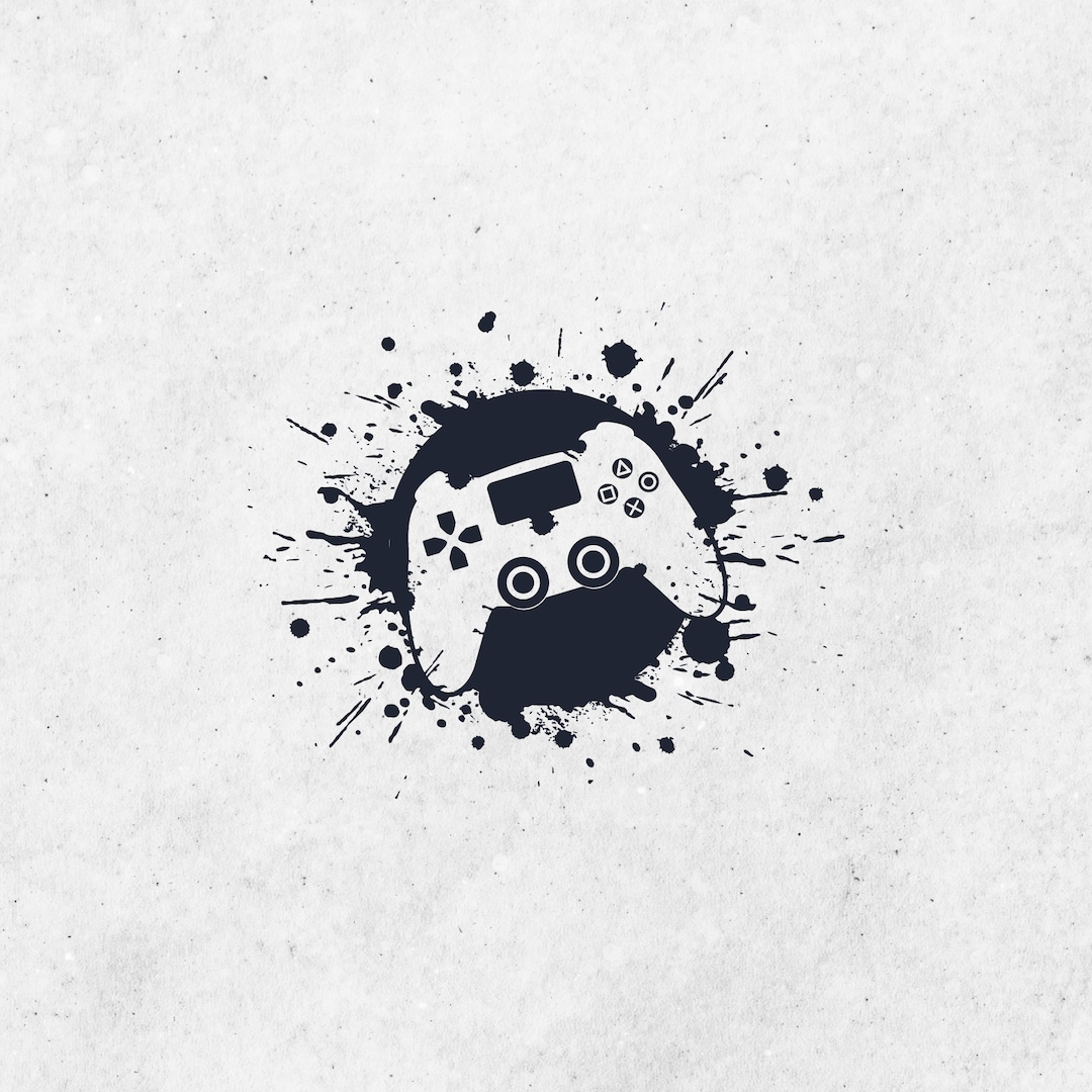 Paint Splatter Game Console Svg Game Controller Svg Game Console Png Console Clipart Console