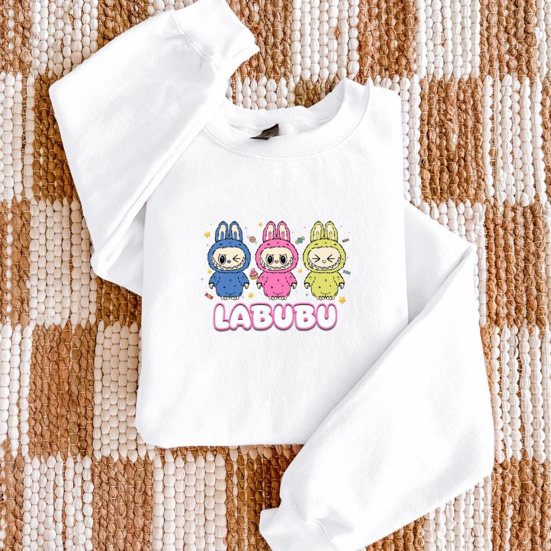 T-shirt Labubu Per Bambini - Simpatica, Virale, Regalo Compleanno, Maglietta Unisex