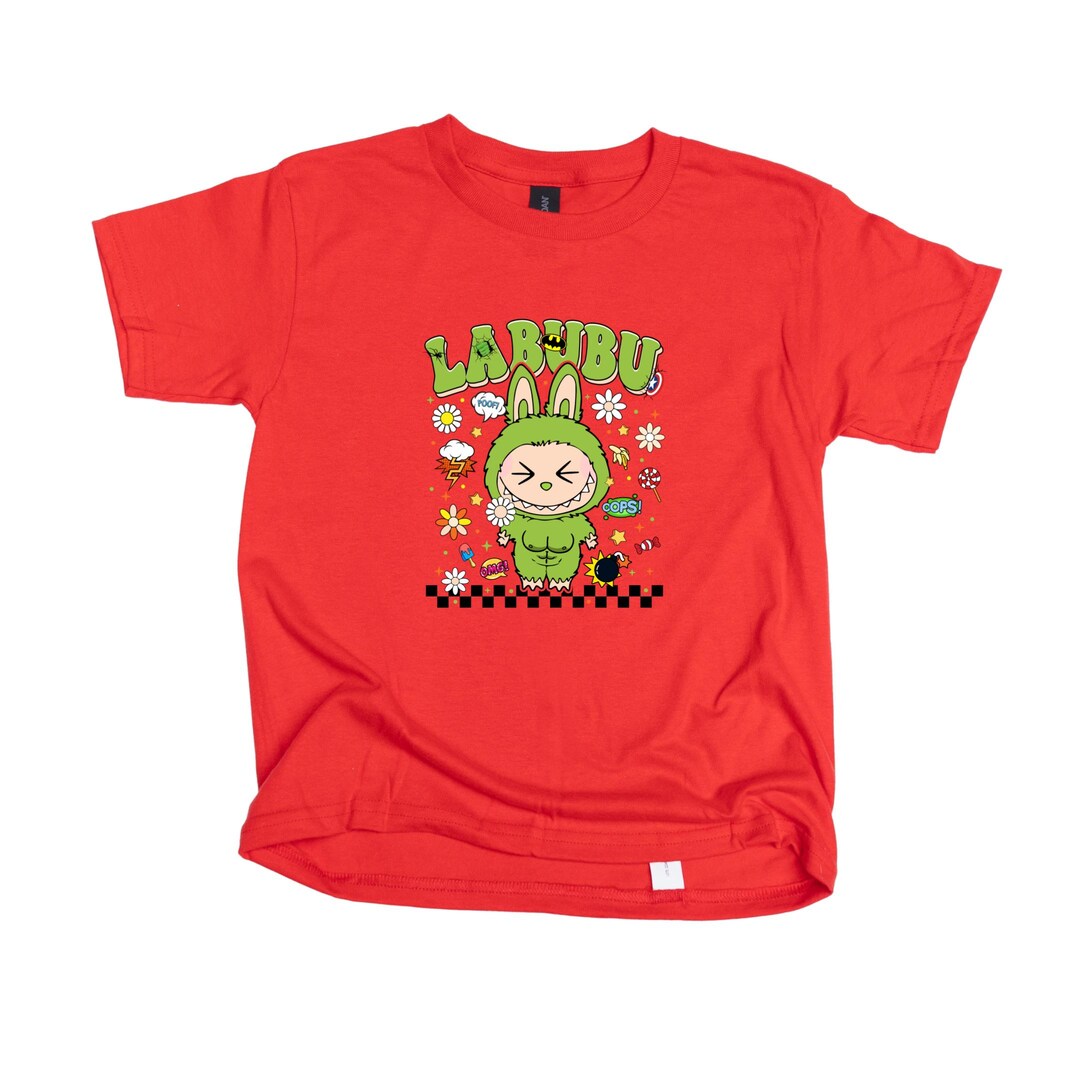 Cute Green Cartoon Bunny T-shirt or Sweatshirt, Kawaii Graphic Top ...