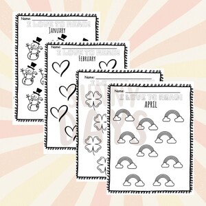 Monthly Reading Log, Reading Log Printable, Reading Log Kids, Reading Log Printable for Kids, Preschool Reading, Monthly Reading Tracker