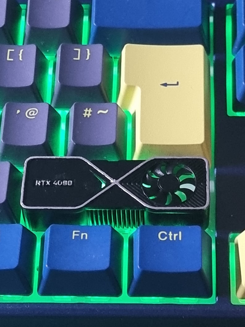 RTX 4090 Graphics Card Custom Artisan Cherry MX Keycap Etsy
