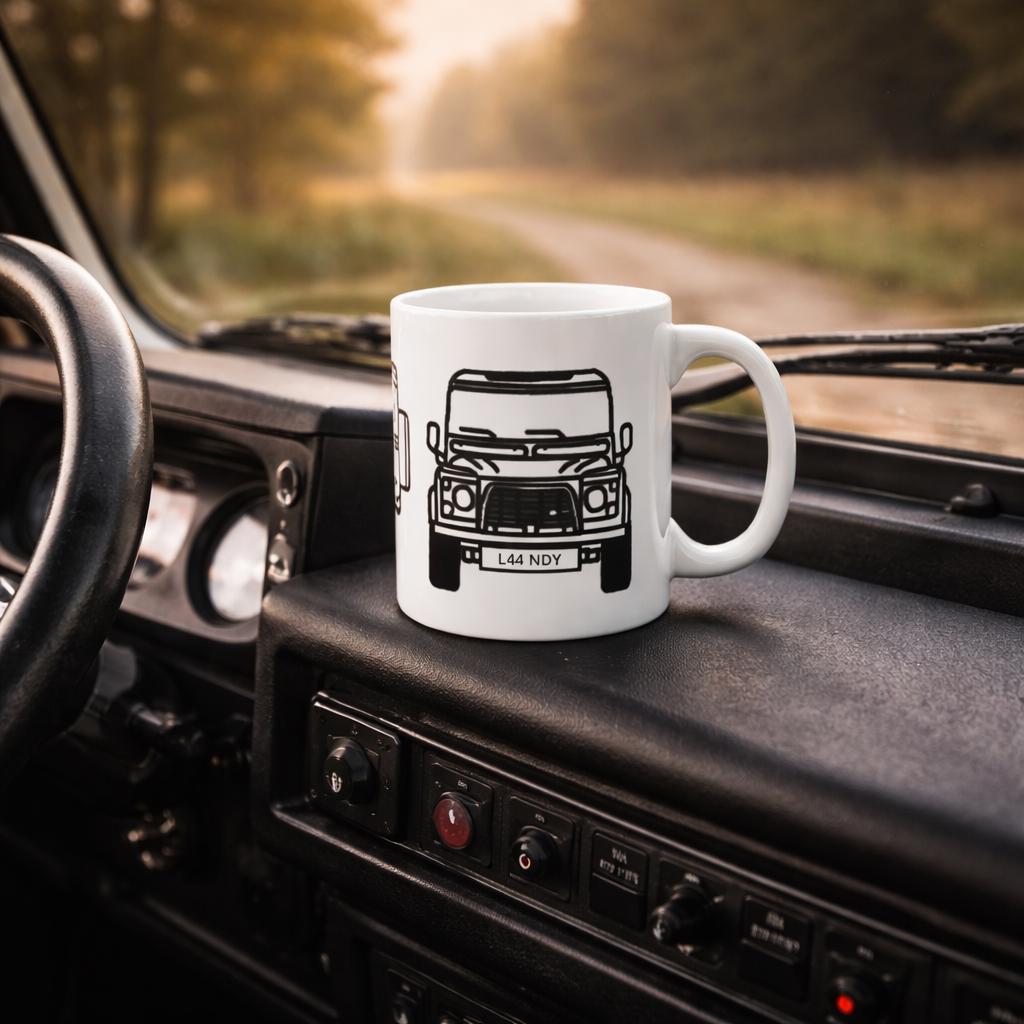 Defender Custom Gift Custom Land Rover Defender - Mug Classic Defender Gift for Land Rover ...