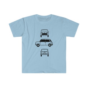 Vintage Mini Cooper Tee: Timeless Classic Car T-shirt for All Enthusiasts, Perfect Gift for Birthdays, Christmas, and Father&#39;s Day.
